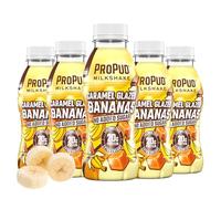 ProPud Caramel Glazed Banana Protein shake, 20g Protein (8x330ml), Ready to Drink High Protein Milkshake, Lactose Free, No Added Sugar, Pre and Post Workout Nutrition