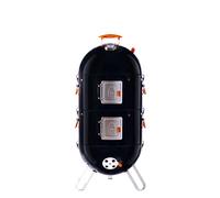 ProQ BBQ Smoker (Frontier V4) - 4in1 Charcoal Meat Smoker BBQ - Outdoor Smokers and Grills - BBQ with Smoker