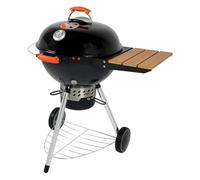 ProQ Charcoal Kettle BBQ Grill with Side Table (Rodeo ST-57), 57cm - Charcoal Barbecue Grill - Outdoor Smokers and Grills - BBQ with Smoker