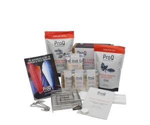 ProQ Cold Smoke Generator & Curing Salt for Meat and Fish - Deluxe Twin Food Smoking Kit - Cold Smoker & Meat Curing Kit - Make Your Own Smoked Bacon & Salmon