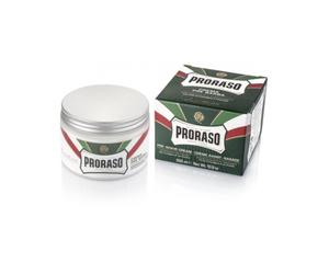 Proraso 300ml XL Menthol and Eucalyptus Pre Shave Cream - barber size green jar