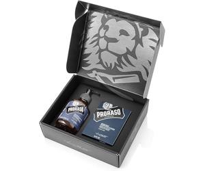 Proraso Azur Lime Beard Care Kit for Men (Duo Set) - Luxurious Beard Care Gift Set With Moisturising Beard Wash and Beard Balm, Made in Italy