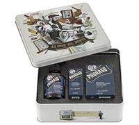 Proraso Azur Lime Beard Care Kit for Men (Trio Pack), Luxurious Beard Care Gift Set with Beard Wash, Beard Oil and Beard Balm, Made in Italy