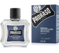 Proraso Beard Balm, Azur Lime, 100ml, Fresh Scented Beard Balm for Men, Softens
