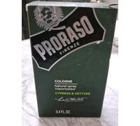 PRORASO Cypress & Vetyver Cologne 100ml Natural Spray