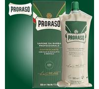 Proraso 500ml XL Menthol and Eucalyptus Shave Cream - barber size large bladder