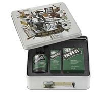 Proraso Mens-skin-care- RefreshBeard care set Beard Shampoo 200 ml + Beard Balm 100 ml + Beard Oil 30 ml