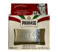 Proraso Pre / Post Shave Cream Sensitive Skin with Green Tea & Oatmeal 100ml