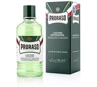 Proraso Professional Aftershave Lotion Refreshing, 400ml, Men's Aftershave with Eucalyptus Oil & Menthol, Helps Restore Skin Comfort, Made in Italy