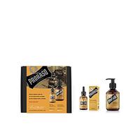Proraso Wood and Spice Beard Care Kit for Men (Duo Pack), Luxurious Beard Care Gift Set with Beard Wash and Beard Oil, Bold Woody Fragrance with Cumin and Saffron, Made in Italy