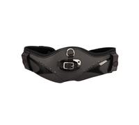 ProReaction Contoured TPU Vented Dressage Girth by Hy Equestrian - Black - 26