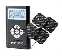 prorelax TENS/EMS Duo Blackline | Electrostimulation Device | 2 therapies with one Device | Natural Therapy Against Chronic Pain and for Muscle Building | Massage Device Against Tension