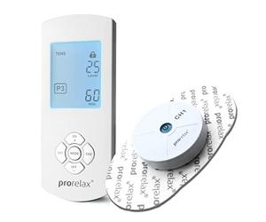 prorelax TENS/EMS Duo Comfort Wireless | Wireless electrostimulation Device | 2 therapies with one Device | Against Chronic Pain and for Muscle Building | Extra Large, Illuminated Display