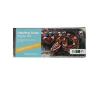 ProRep Hatchling Snake Starter Kit | Plastic Terrarium, Heat Mat, Thermostat & Thermometer | Complete Beginner Setup With Hide, Water Dish & Substrate Included