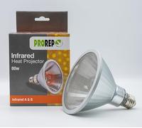 ProRep Infrared Heat Projector 80w | Screw Fitting | Heating | Spotlight | 80 Watts | Reptiles