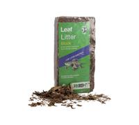 ProRep Leaf Litter Brick 500g | Compressed Dried Leaves for Bioactive Vivariums | Feeds Isopods, Springtails & Microfauna | Reptile, Amphibi