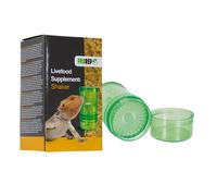 ProRep Livefood Supplement Shaker | Mess-Free Insect Dusting | Lockable Mesh Lid | Built-In Powder Storage | For Crickets, Locusts & Mealworms | Reptile & Amphibian Supplement Tool