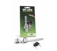 ProRep Viv Lock 100mm (Different Key) | Sliding Glass Vivarium Door Lock | Reptile & Amphibian Enclosure Security | Unique Key Locking System