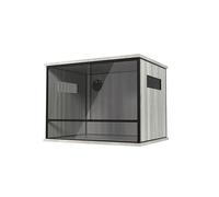 ProRep Vivarium Grey 2ft | 60x45x45cm | Aluminium Frame | Full-Height Sliding Glass Doors | Side Vents | Reptile Enclosure for Corn Snakes, Leopard Geckos & Lizards