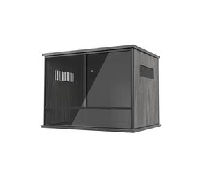 ProRep Vivarium - High-Strength Lightweight Reptile Tank with Enhanced Visibility | Secure Glass Enclosure for Lizards, Snakes & Exotic Pets | Terrariums (Black, 2x1.5x1.5ft (60x45x45cm))