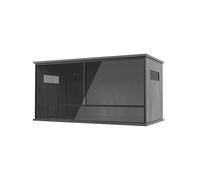 ProRep Vivarium - Stackable High-Strength Lightweight Reptile Tank with Enhanced Visibility | Secure Glass Enclosure for Lizards, Snakes & Exotic Pets | Terrariums (Black, 3x1.5x1.5ft (90x45x45cm))