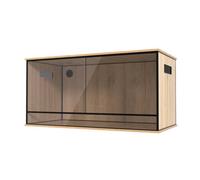 Prorep Wooden Modern Reptile Vivarium Snake Lizard Housing 120X60X60Cm Oak