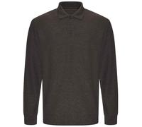 PRORTX Men's Long-Sleeved Polo Shirt in Charcoal | Size: Medium PRORTX Charcoal M