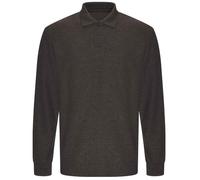 PRORTX Men's Long-Sleeved Polo Shirt in Charcoal | Size: Small PRORTX Charcoal S
