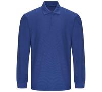 PRORTX Mens Long-Sleeved Polo ShirtL Royal Blue RW7859