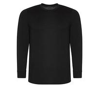 PRORTX Mens Pro Long-Sleeved T-Shirt (4XL) (Black)