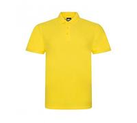 PRORTX Mens Pro Pique Polo Shirt (6XL) (Yellow)