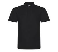 PRORTX Mens Pro Pique Polo Shirt (L) (Black)