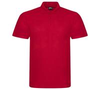 PRORTX Men's Pro Polyester Polo Shirt in Red | Size: Small PRORTX Red S