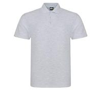 PRORTX RX101 Mens Pique Polo Shirt - Heather Grey - 2XL