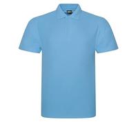 PRORTX RX101 Mens Pique Polo Shirt - Sky Blue - 4XL