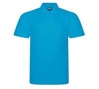 Pro RTX RX101 Mens Pique Polo Shirt - Turquoise Blue - 3XL