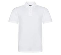 PRORTX RX101 Mens Pique Polo Shirt - White - 2XL