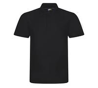 PRORTX RX105 Pro Polyester Polo Shirt - Black - 2XL