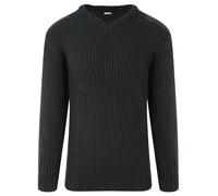 PRORTX RX220 Unisex Acrylic Security V-Neck Sweater - Black - 5XL