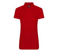 PRORTX Women's Pro Piqu Polo Shirt in Red | Size: Large PRORTX Red L