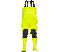 PROS MAX FLUO S5 Chest Waders UK 11 / EU 45 Yellow