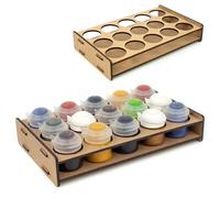 PROSCALE Mini Paint Holder for Miniatures & Modeling, Compact Project Paint Organizer Tray for 33mm Pots, Portable Tabletop Paint Rack, Compatible with Citadel (33mm)