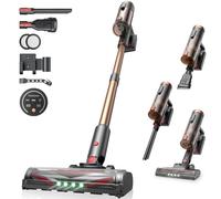 Proscenic Cordless Vacuum Cleaner, 45-Minute, 45Kpa, Anti-Tangle, Pet Hair | 500W Power, Self-Standing Design, Wall Mount, Rechargeable and Lightweight, Stick Vacuum for All Floor and Carpet