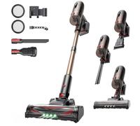 Proscenic P11 Ultr Cordless Vacuum Cleaner, 55KPa 50Mins Lightweight Self-Standing, Stick Vacuum with Wall Mount, Anti-Tangle Brush, Adjustable Telescopic Pole, for Pet Hair, Hard Floor & Carpet