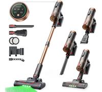 Proscenic P11 Ultra Cordless Vacuum Cleaner, 550W/55Kpa 50Min Self-Standing Hoover Cordless Powerful, Stick Vacuum with Wall Mount, Anti-Tangle, Adjustable Telescopic Pole, for Pet Hair Floor Carpet U