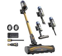 Proscenic P15+ Cordless Vacuum Cleaner, 70Kpa, 70-Minute Runtime, Pet Hair | 600W Power, Detachable Battery, Telescopic Tube, LED Display and GreenEye Tech, Stick Vacuum for Hard Floor and Carpets
