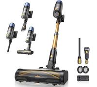 Proscenic P15 Cordless Vacuum Cleaner, Powerful 600W/55Kpa 70Mins Self-Standing Cordless Hoover with Wall Mount, Anti-Tangled Rechargeable Lightweight Stick Vacuum for All Floor Carpets Pet Hair