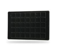 ProSCHULZ Collection BLACK COIN TRAY 35 Square Compartments 35x35 mm / BLACK P35 / Quality Durable Coins Collection Trays Ideal for Displaying or Storing your Collection Hobby Coin Collecting (2)