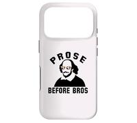 PROSE BEFORE BROS William Shakespeare Funny Book Meme Case for iPhone 17 Pro