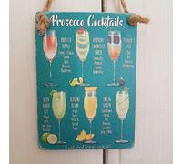 PROSECCO COCKTAILS MINI METAL SIGN